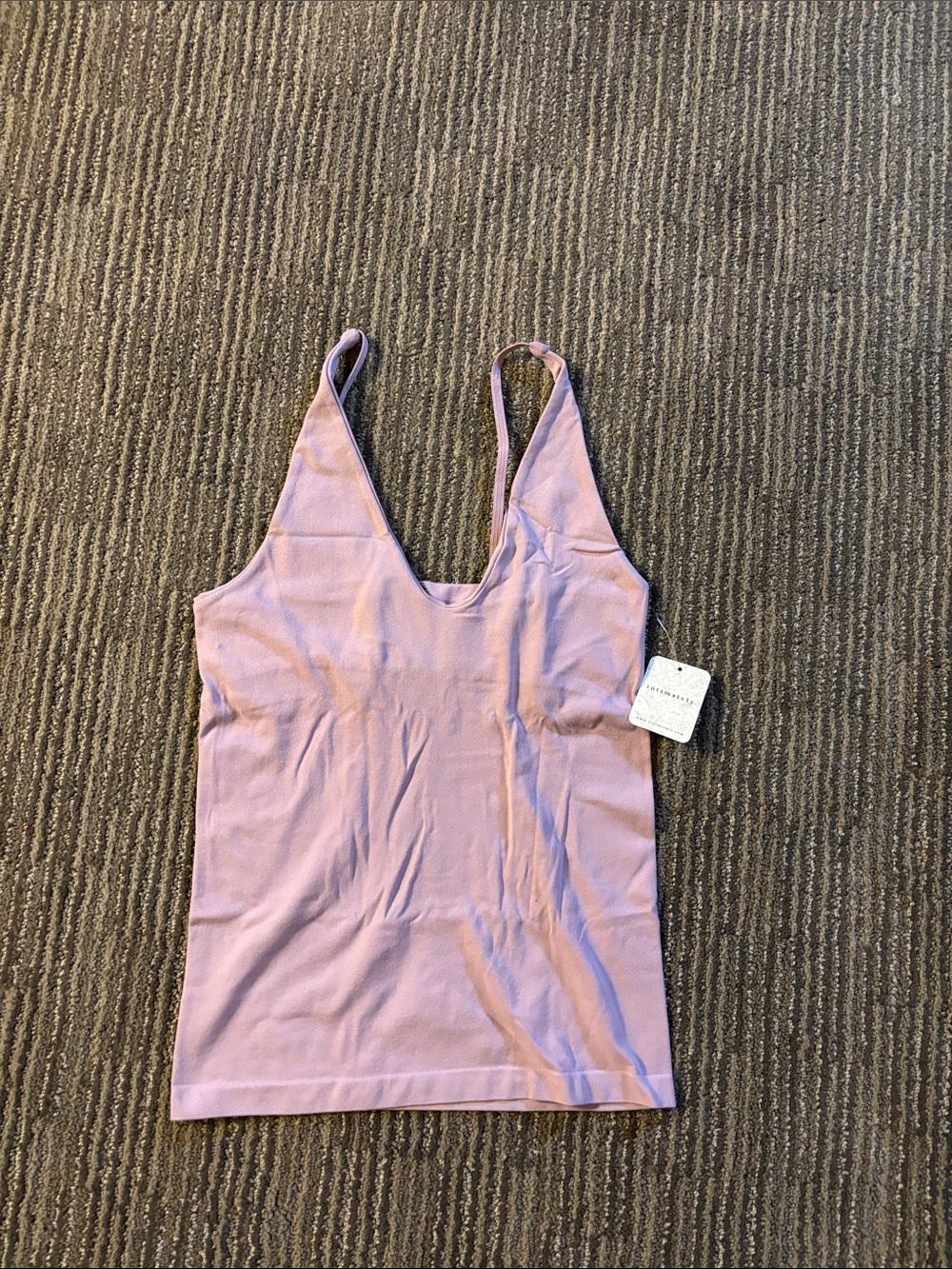 Lavender cami with built in bra